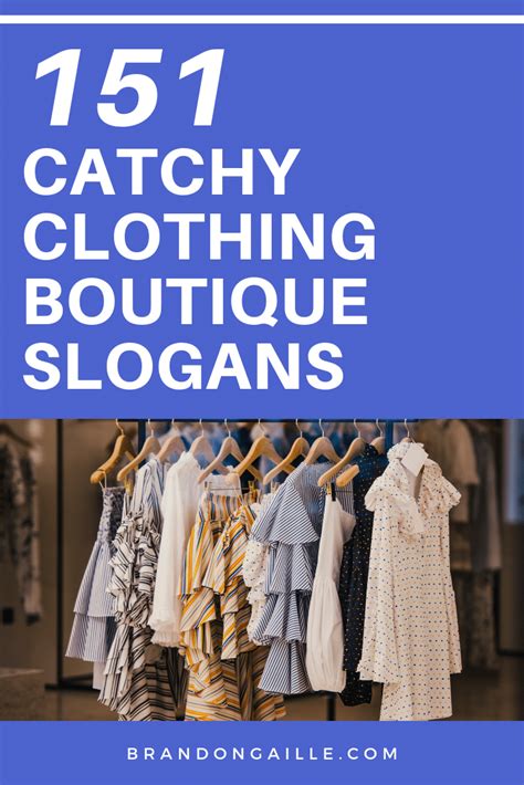 151 Catchy Boutique Slogans And Taglines Boutique Names Fashion