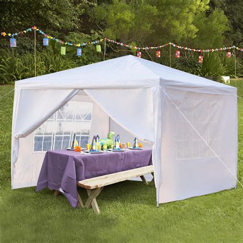 Ktaxon 10 X 10 Outdoor Canopy Party Wedding Tent White Gazebo