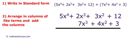 How To Add Polynomials And Subtract Polynomials Examples Practice