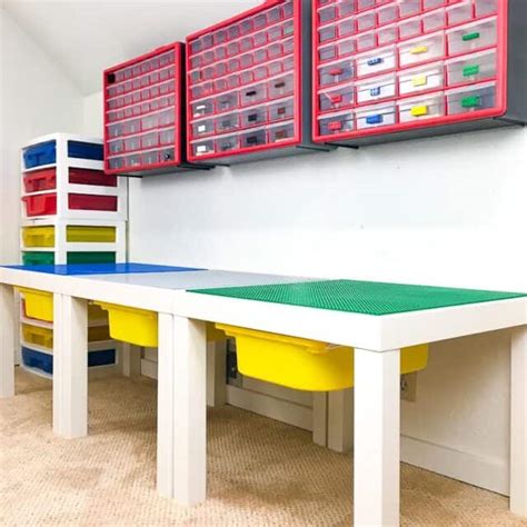Easy Diy Lego Table With Storage The Handymans Daughter