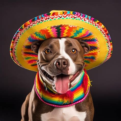 Un Perro Con Sombrero Foto Premium