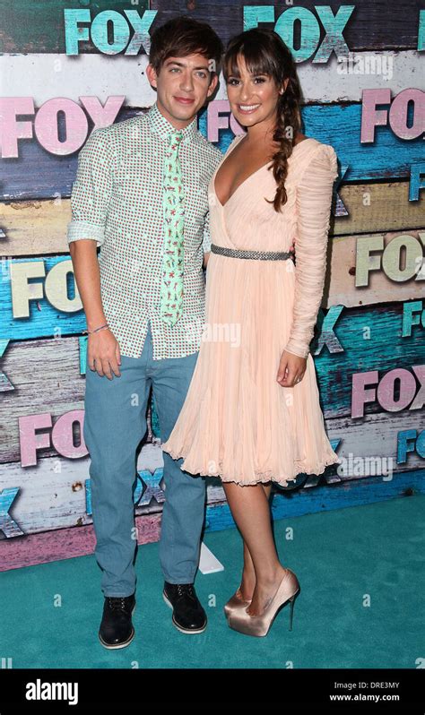 Kevin Mchale And Lea Michele Fox All Star Party Held At The Soho House Arrivals West Hollywood