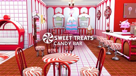 Lets Decorate A Candy Bar With The Sims 4 Sweet Treats Cc Pack