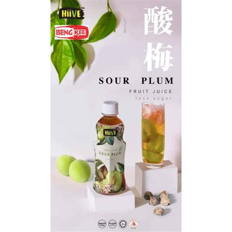 Beng Kee🔥hiive Fruit Juice Sour Plum 350ml🔥 Shopee Malaysia