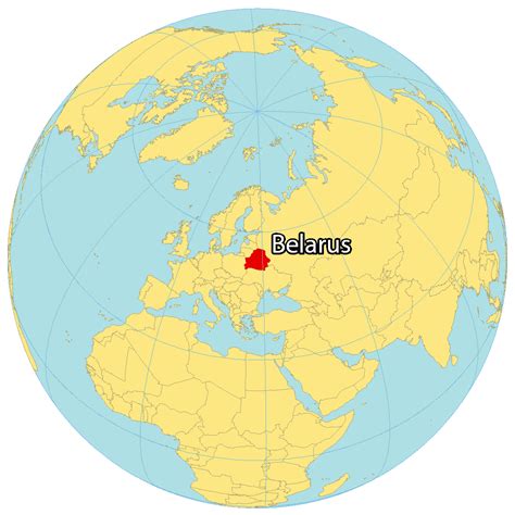 Belarus Map Cities And Roads Gis Geography