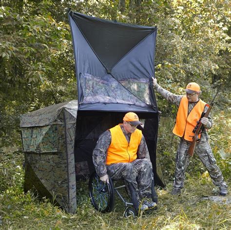Handicapped Outdoors Accessible Ground Blind Guide Gear Deluxe
