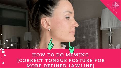 How To Do Mewing Correct Tongue Posture For Sharp Defined Jawline Youtube