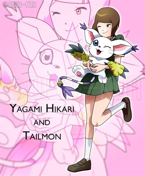 Artstation Dtri Yagami Hikari And Tailmon