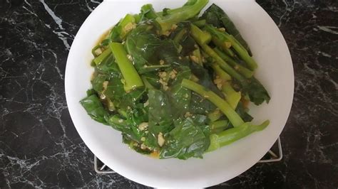 Agar tetap memberikan manfaat yang optimal, sebaiknya cara membuat sayur bayam dibuat sesaat sebelum dikonsumsi. Cara masak sayur kailan super simple - YouTube