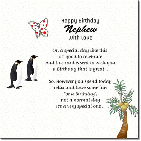 Happy Birthday Poem For Nephew