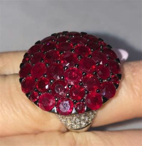 Red Stone Jewelry Ruby Jewelry Fine Jewelry Jewels Rings Trendy