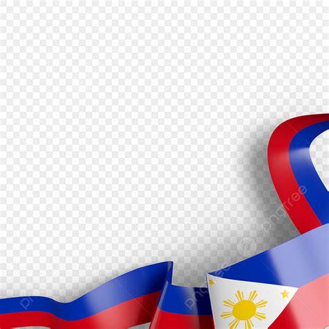 Philippine Flag Ribbon Hd Transparent Philippines Flag With Corner