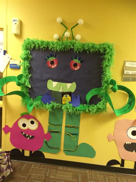 Monster Bulletin Board Set Freebie Classroom Freebies