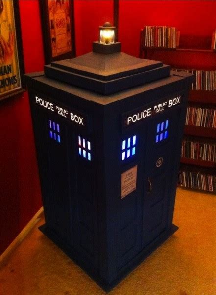 This Fantastic Tardis Jukebox Is Made From Recycled Boxes Global Geek