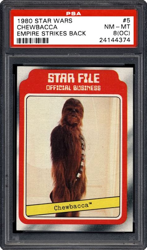 1980 Topps Empire Strikes Back Chewbacca Psa Cardfacts®