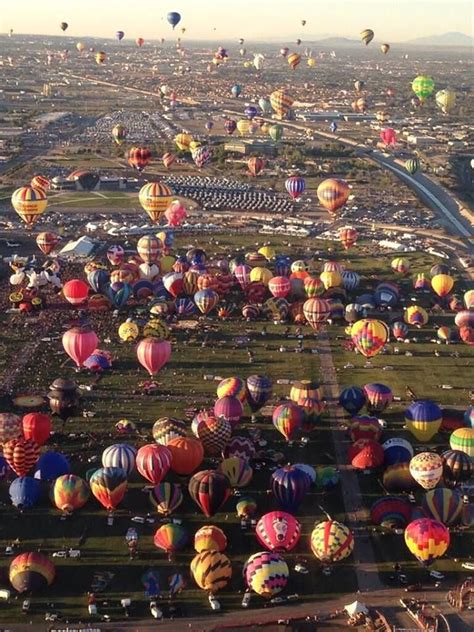 Indescribable Colorful Clouds Balloons Albuquerque Balloon Festival