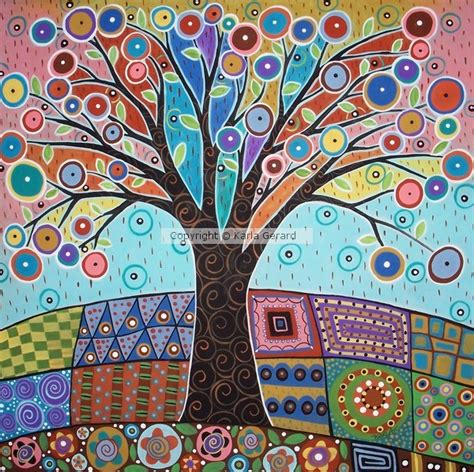 Colored Tree By Karla Gerard