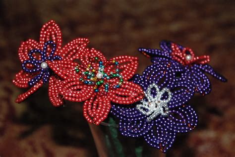 Beaded Flowers · A Beaded Flower · Jewelry Making On Cut Out Keep
