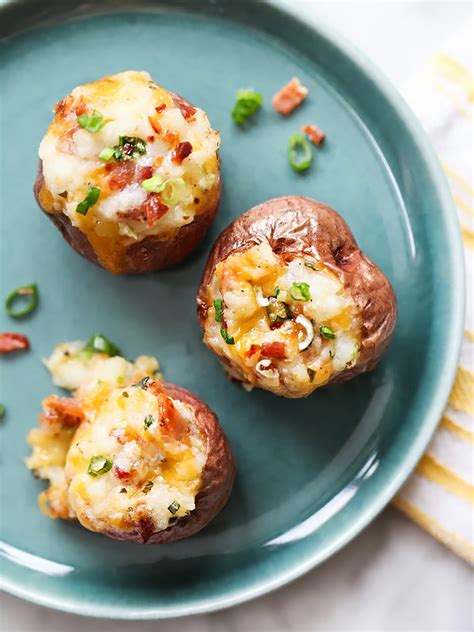 Reviewed by millions of home cooks. Loaded Twice-Baked Red Potatoes Recipe | foodiecrush.com