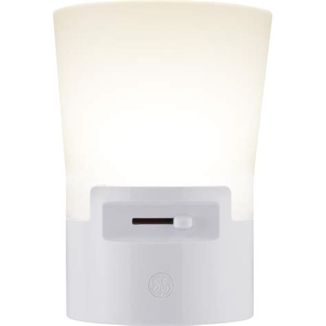 Ge Sconce Dimmable White Led Auto Onoff Night Light In The Night