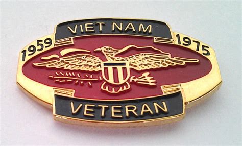 Vietnam Veteran 1959 1975 Military Hat Pin 14946 Free Shipping Etsy
