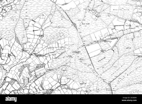 Map Of Radnorshire Os Map Name 004 Se Ordnance Survey 1888 1891 Stock