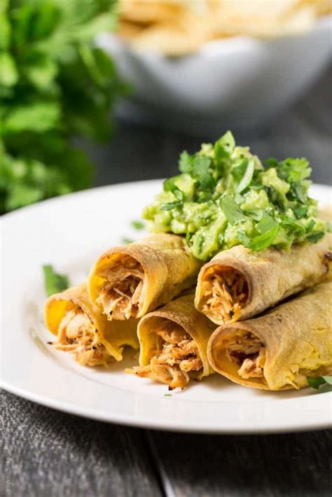 Do not run the mixer over the lowest setting and be sure to stop the mixer as soon as the desired texture is reached. Baked Shredded Chicken Taquitos — Tastes Lovely