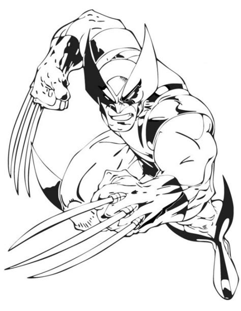 600x686 wolverine coloring sheets x men wolverine coloring page coloring. Coloriage Wolverine #74845 (Super-héros) - Album de coloriages