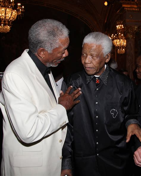 Morgan is likely an idealist and is passionate about making the world a it is not officially affiliated or endorsed by morgan freeman. Morgan Freeman with Nelson Mandela | Nelson mandela ...