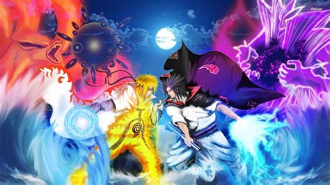 Naruto uchiha clan illustration, anime, itachi uchiha, madara uchiha. Naruto Vs Sasuke Wallpapers - Wallpaper Cave
