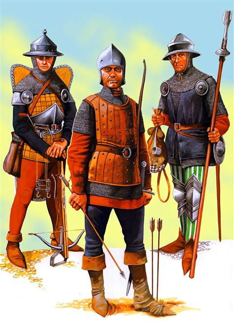 English Troops At Agincourt Medieval Archer Medieval Knight Armadura