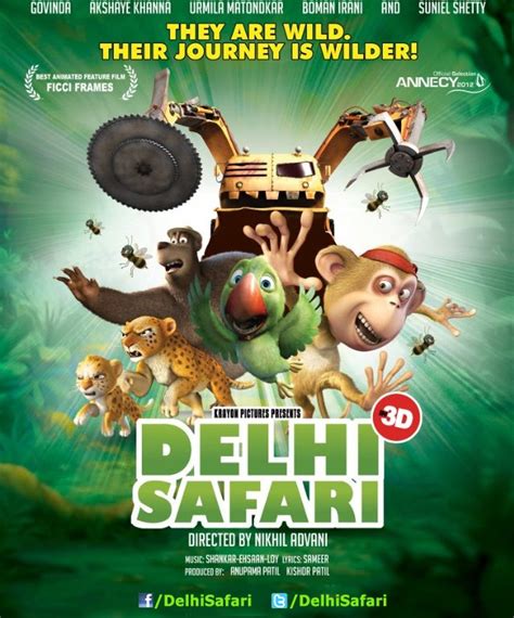 Delhi Safari 3d Animated Movie Posters
