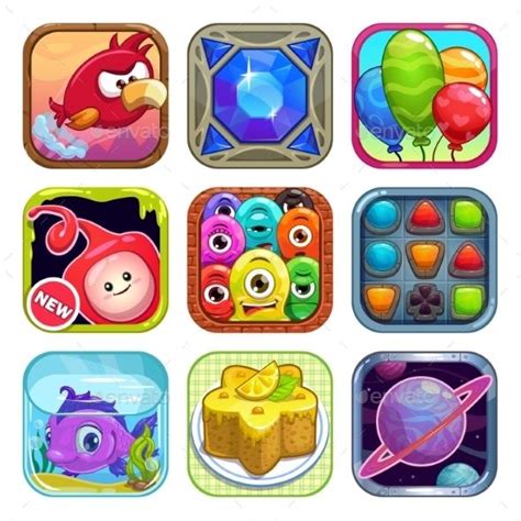 App Store Game Icons App Store Games Game Icon Design Game Icon