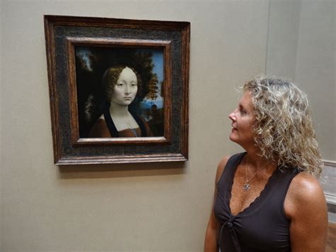 The Only Leonardo Da Vinci Painting In The U S In The National Gallery