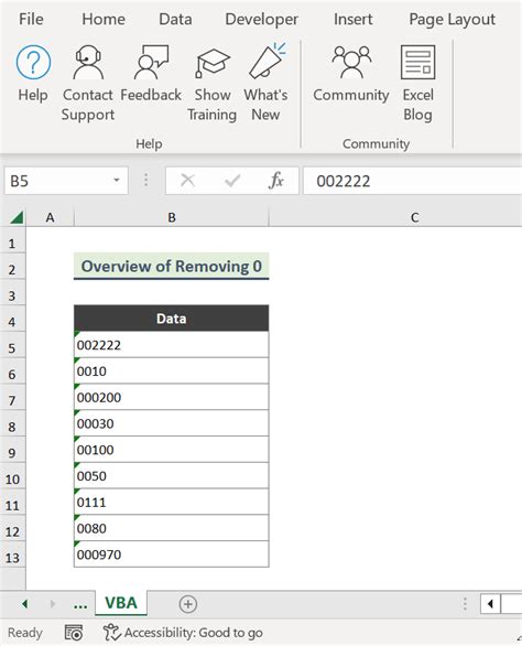 How To Remove 0 From Excel 7 Methods Exceldemy