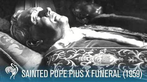 Sainted Pope Pius X Funeral Back To Venice 1959 British Pathé