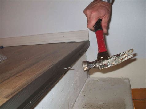 Luxury vinyl stair nosing, engineered hardwood stair nosing manufacturing. How to Install a Stair Nosing Strip