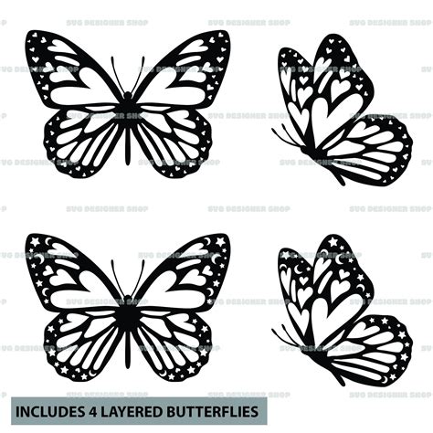 Mariposa SVG paquete SVG de mariposas Cricut silueta Etsy España