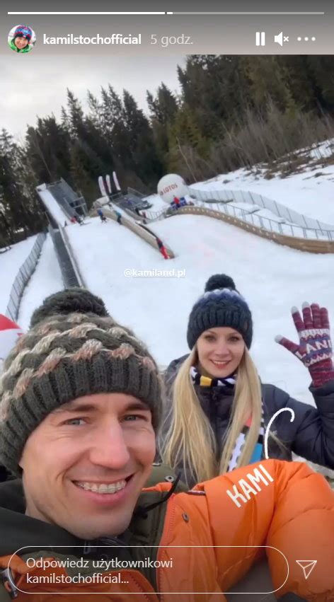 Kamil Stoch Pokazał Zdjęcie Z żoną Ewa Bilan Stoch Zachwyca Przegląd