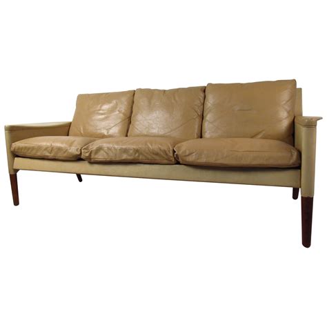 Vintage Danish Leather Sofa At 1stdibs Danish Leather Couch Danish