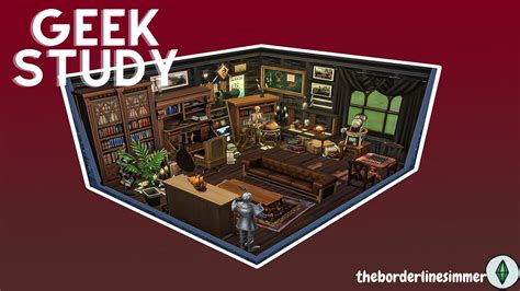 ♠️ Geek Lair Room ♠️ The Sims 4 Speed Build No Cc Youtube
