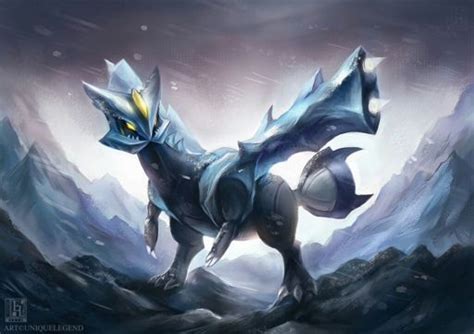 This legendary ice pokemon waits for a hero to fill in the missing parts of its body with truth or ideals. Kyurem | Wiki | Pokémon Amino