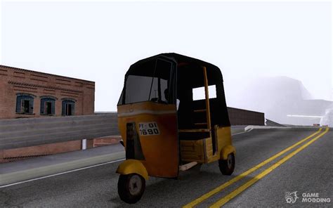 Click here to play the animation. Bajaj Tuk-Tuk Rickshaw for GTA San Andreas