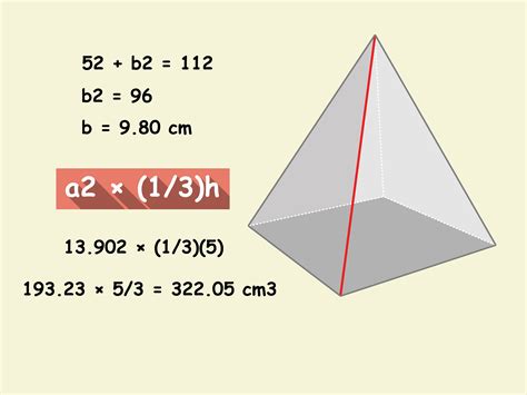 2 Easy Ways To Calculate The Volume Of A Square Pyramid