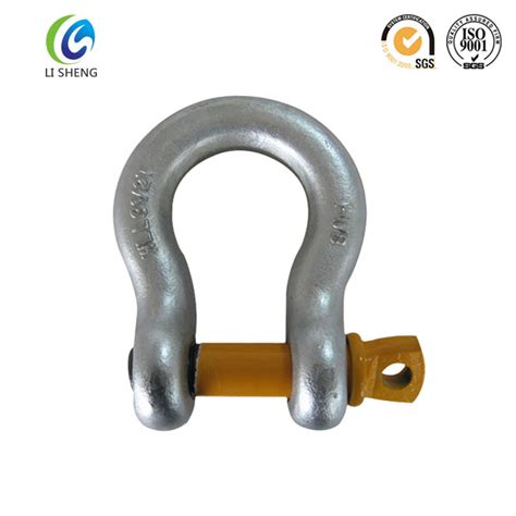 Drop Forged Carbon Steel Screw Pin Anchor Shackle 209 China Us Type Screw Pin Bow Shackle And