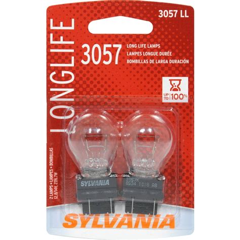 Sylvania 3057 Long Life Miniature Bulb Twin Pack