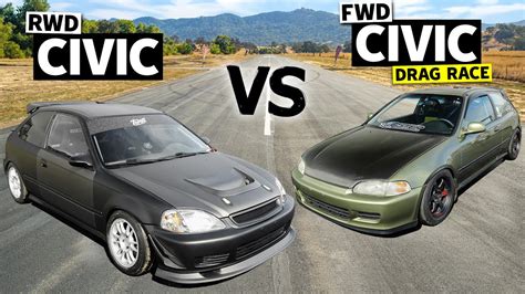 Throtls Rwd K20 Turbo Civic Vs Fwd B18 Supercharged Civic Which Is