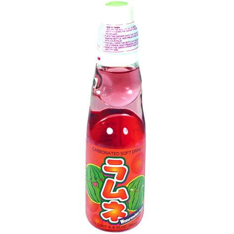 Kimura Ganso Ramune Watermelon Flavour 200ml Pack Of 18