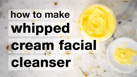 how to make a diy whipped cream calendula facial cleanser humblebee and me youtube