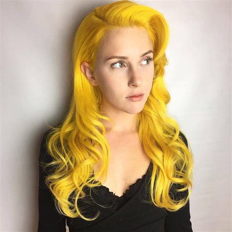 Pin by Michael J. on Rainbow Girls | Yellow hair color ...